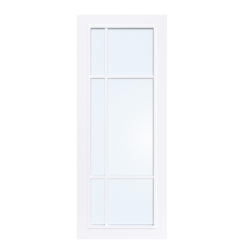 Arne & Bodil binnendeur ABD501 blank glas - extra wit afgelakt - glaslat extra wit