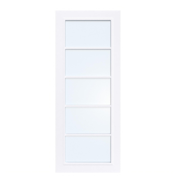 Arne & Bodil binnendeur ABD516 blank glas - extra wit afgelakt - glaslat extra wit