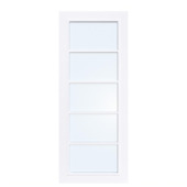 Arne & Bodil binnendeur ABD516 blank glas - extra wit afgelakt - glaslat extra wit