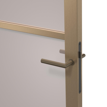 Arne & Bodil binnendeur ABE100 brons glas - metallic brons staallook afwerking