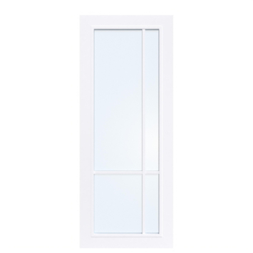 Arne & Bodil binnendeur ABD521 blank glas - extra wit afgelakt - glaslat extra wit