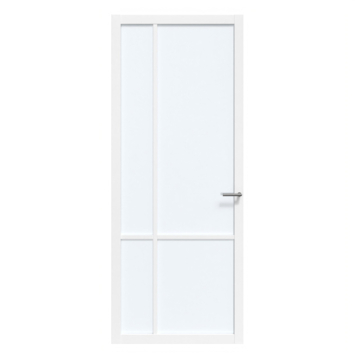 Arne & Bodil binnendeur ABE103 satijnglas - wit afgelakt