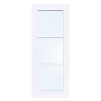 Arne & Bodil binnendeur ABB104 blank glas - extra wit afgelakt - glaslat extra wit