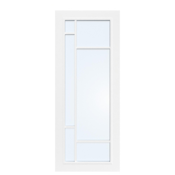 Arne & Bodil binnendeur ABD500 blank glas - wit afgelakt - glaslat wit