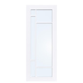 Arne & Bodil binnendeur ABD500 blank glas - extra wit afgelakt - glaslat extra wit