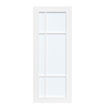 Arne & Bodil binnendeur ABD501 satijnglas - wit afgelakt - glaslat wit