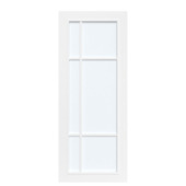 Arne & Bodil binnendeur ABD501 satijnglas - wit afgelakt - glaslat wit