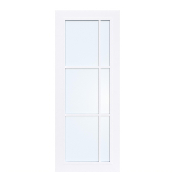 Arne & Bodil binnendeur ABD504 blank glas - extra wit afgelakt - glaslat extra wit