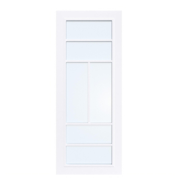 Arne & Bodil binnendeur ABD507 blank glas - extra wit afgelakt - glaslat extra wit