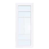Arne & Bodil binnendeur ABD507 blank glas - extra wit afgelakt - glaslat extra wit