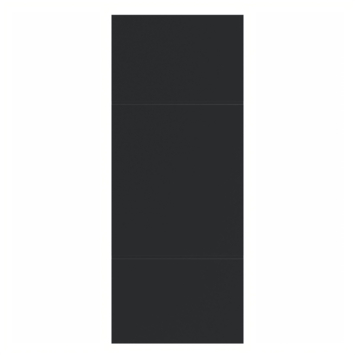 Arne & Bodil binnendeur ABE150 diep zwart afgelakt