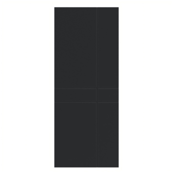 Arne & Bodil binnendeur ABE155 diep zwart afgelakt