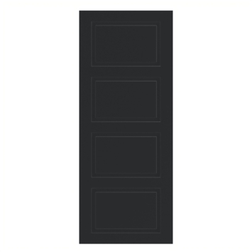 Arne & Bodil binnendeur ABT307 diep zwart afgelakt