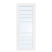 Arne & Bodil binnendeur ABD518 blank glas - wit afgelakt - glaslat wit