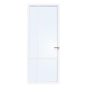 Arne & Bodil binnendeur ABE103 blank glas - extra wit afgelakt