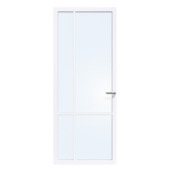 Arne & Bodil binnendeur ABE103 blank glas - extra wit afgelakt