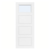 Arne & Bodil binnendeur ABT310 blank facetglas - wit afgelakt