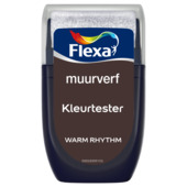 Flexa Creations 2026 muurverf kleurtester mat warm rhythm 30 ml
