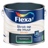 Flexa Strak op de Muur muurverf mat nachtblauw 2,5 liter