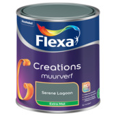 Flexa creations muurverf serene lagoon extra mat 1 liter