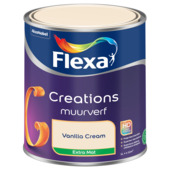 Flexa Creations muurverf vanilla cream extra mat 1 liter