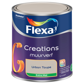 Flexa Creations muurverf urban taupe extra mat 1 liter