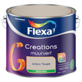 Flexa Creations muurverf urban taupe extra mat 2,5 liter