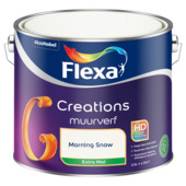 Flexa Creations muurverf morning snow extra mat 2,5 liter