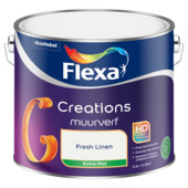 Flexa Creations muurverf fresh linen extra mat 2,5 liter