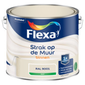 Flexa Strak op de Muur muurverf mat creme 2,5 liter