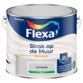 Flexa Strak op de Muur muurverf mat licht grijs 2,5 liter
