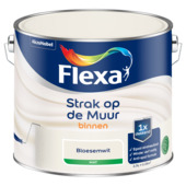 Flexa Strak op de Muur muurverf mat bloesemwit 2,5 liter