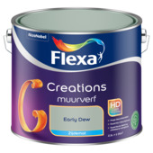 Flexa Creations muurverf early dew zijdemat 2,5 liter