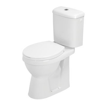 Highland duoblok verhoogd toilet wit kopen? | Staande toiletten | GAMMA