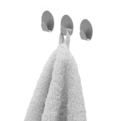 Tiger ophang haak Baseline Square small geborsteld RVS set van 3