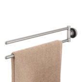 Tiger 2-armig handdoekrek Cooper RVS/zwart