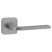 Deurkruks Boekarest voordeurrozet aluminium RVS look