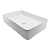 Marho Qira opzetwastafel 35 x 50 x 12 cm keramiek glans wit