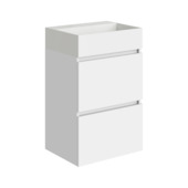 Marho Mini badkamermeubel set glanzend wit 45 x 35,1 x 71,2 cm