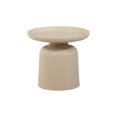 Bijzettafel Ronda beige ø 50 x 43 cm