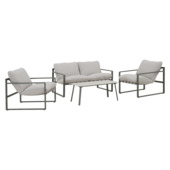 Loungeset tuin Fiji groen/beige