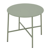 Wakefield bijzettafel Chris groen metaal ø 50 cm