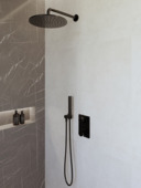 Marho Valdra regendouche set inbouw met thermostaatkraan 30 cm mat zwart