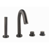 Marho Valdra afbouwdeel badrandkraan 4-gats gunmetal