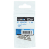 Schroeven voor inbouwdoos M3 x 20mm 10 Stuks
