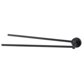 Haceka Kosmos dubbele handdoekhouder draaibaar grafiet