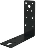 Waelbers hoekanker zonder ril 150 x 150 mm zwart