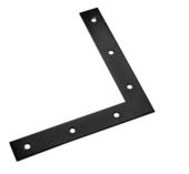 Waelbers raamhoek 60 x 60 mm zwart 4 stuks