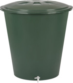 Regenton conisch groen 210L met kraantje