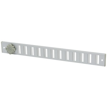 IVC Air afsluitbaar schuifrooster aluminium geanodiseerd 37x4 cm